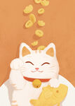 招财猫装饰画