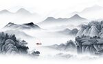 意境大气背景山水 TIF分层