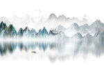 水墨山水画