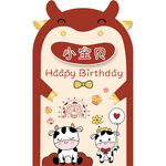 牛生日海报