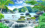 仙境流电视背景墙
