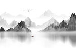 新中式山水画