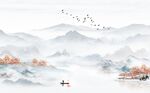 新中式背景墙