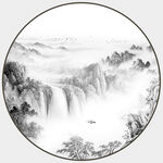 新中式山水画