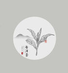 手绘茶叶