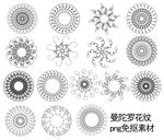 曼陀罗花纹