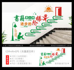 校园楼梯文化墙