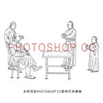 客都人家铜像