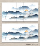 泼墨水墨画