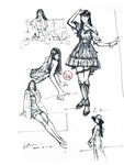 女子人物插画