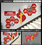 廉政楼梯文化墙