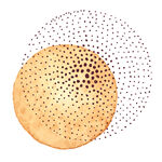 装饰画 圆形抽象画