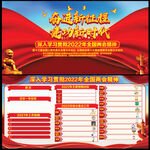 2022两会宣传展板