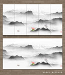水墨画软膜天花