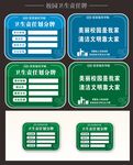 卫生责任牌
