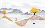 新中式背景墙