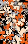 传统色块花