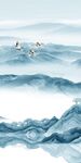 高档 背景墙玄关画 TIF分层