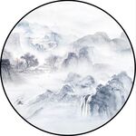 新中式客厅挂画