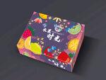 水果包装设计 平面展开图