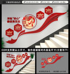 党建楼梯文化墙