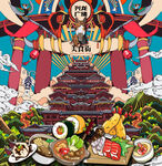 美食城插画