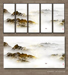 抽象金山玄关