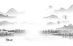 中国风新高端山水画 tif分层