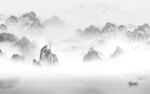 意境最新山水墙画 tif分层