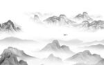 现代客厅新山水画 TIF分层