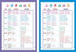 小学单位换算