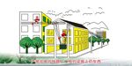 禁止高空抛物 矢量图电力保护 