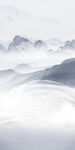 高清 简约玄关山水 tif分层