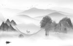 新款客厅新山水画 TIF分层