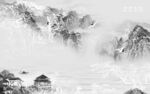 电视 高档爆款山水 tif分层