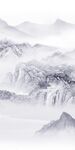 中式玄关意境山水 TIF分层