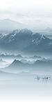 玄关无框画山水 tif分层