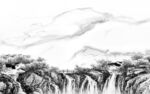 最 新灰色背景墙 TIF分层