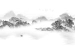 新款灰色高雅山水 TIF分层