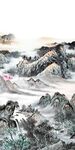 最新 意境玄关山水 TIF分层