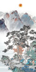 高端现代山水玄关 TIF分层