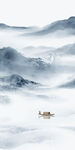 中国风现代山水玄关 TIF分层