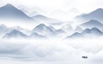 中式新款别墅山水 tif分层