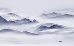 水墨 新款别墅山水 tif分层