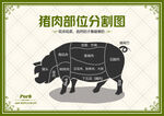 猪肉分割图