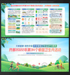 爱国卫生月 展板