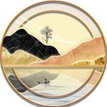 金色山水