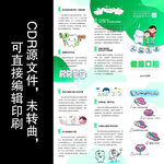 健康口腔三折页