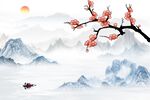新中式背景墙