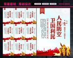 人民防空展板